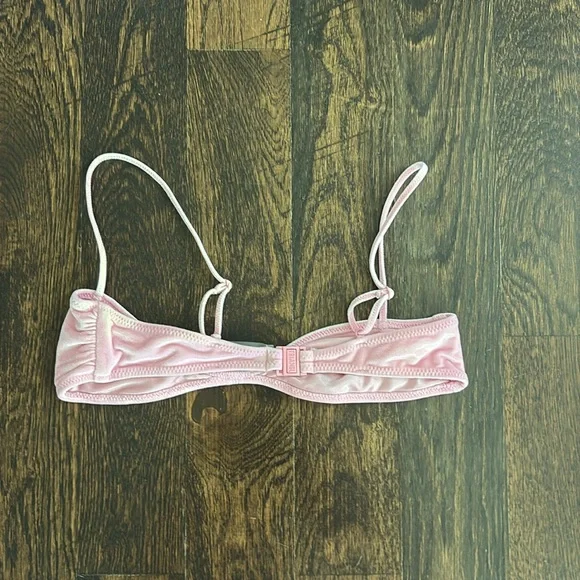 Triangl Velvet Light Pink Bikini Set - Picture 7 of 7